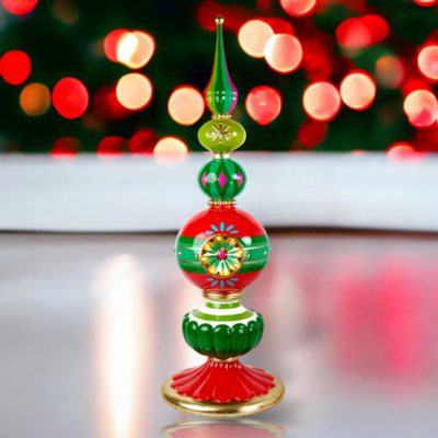 48&quot; Vintage Retro Bright Pinnacle Christmas Decor *SHIPS WITHIN 15 DAYS*