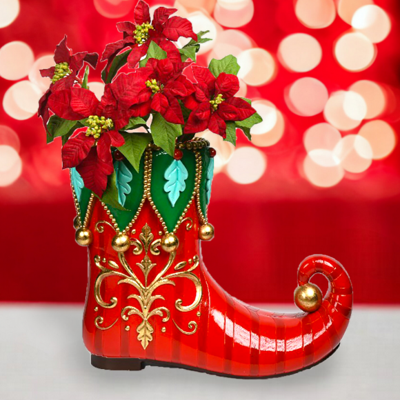 Elf Shoe Planter Christmas Decor *SHIPS WITHIN 15 DAYS*