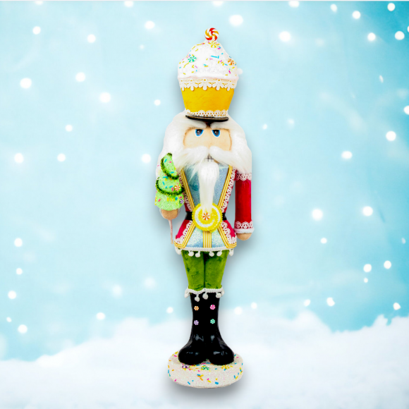 27in Green Nutcracker Christmas Decor *SHIPS WITHIN 15 DAYS*