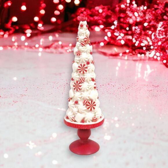 20in Candy Tree on Red Base Christmas Decor *SHIPS WITHIN 10 DAYS* NEW 2024