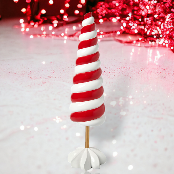 17&quot; Candy Swirl Tree Christmas Decor *SHIPS WITHIN 15 DAYS*
