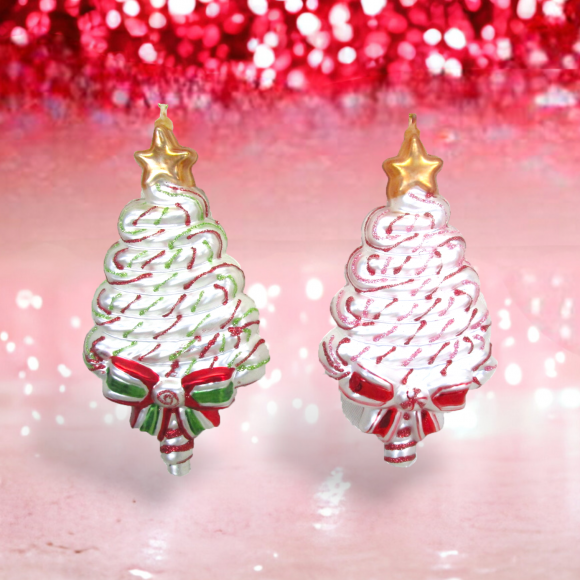 Peppermint Tree Ornaments Christmas Decor *SHIPS WITHIN 15 DAYS*