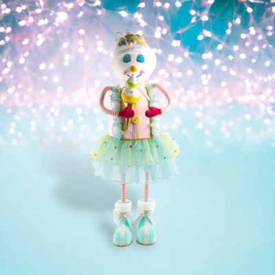 51&quot; Snow Princess With Ice Cream Christmas Decor *SHIPS WITHIN 15 DAYS*