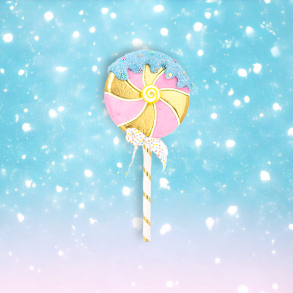 28&quot; Pink Lollipop Pick Christmas Decor *SHIPS WITHIN 10 DAYS*