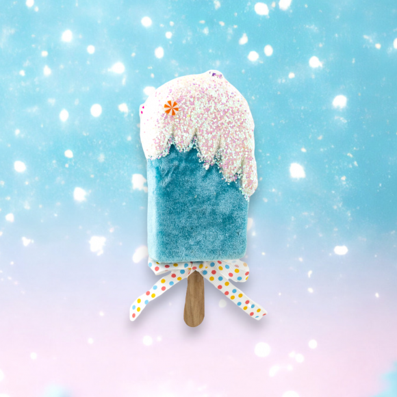 6&quot; Blue Ice Cream Bar Ornament Christmas Decor