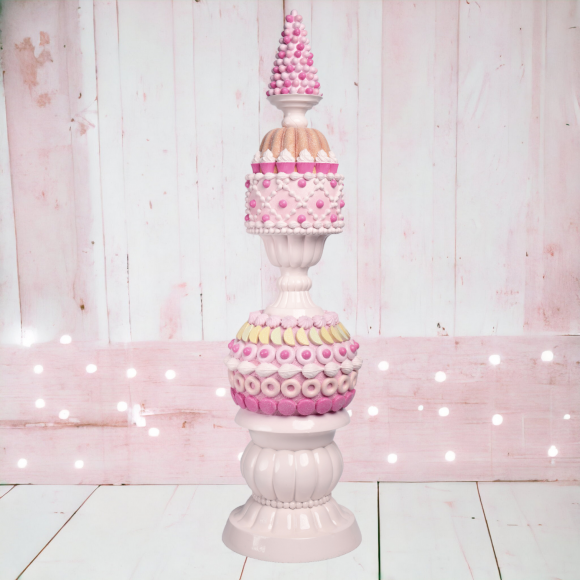 35&quot; Pink Potted Candy Tree Christmas Decor *SHIPS WITHIN 15 DAYS*