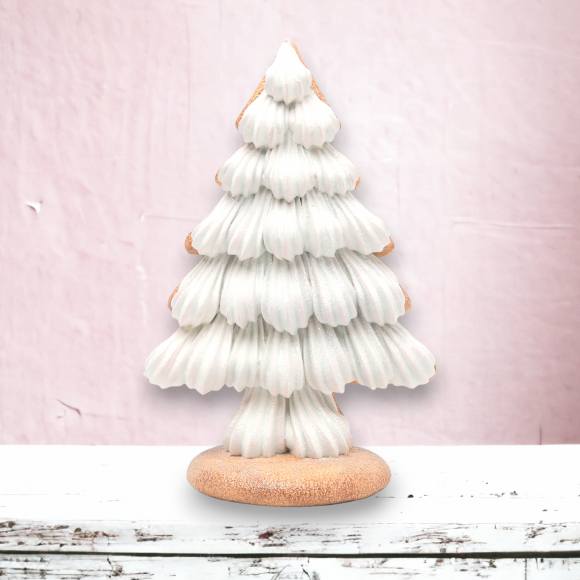 10&quot; Gingerbread Tree With Icing Christmas Decor *SHIPS WITHIN 10 DAYS*