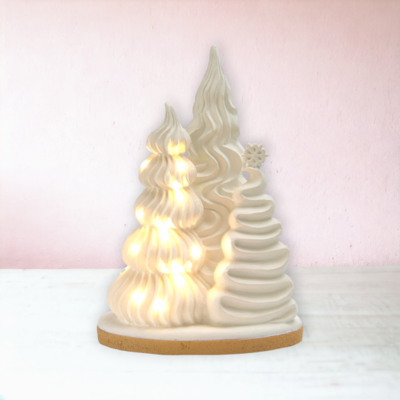11&quot; LED Frosting Trees Christmas Decor *SHIPS WITHIN 15 DAYS*