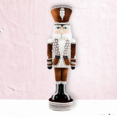 40&quot; Gingerbread Lace Nutcracker Christmas Decor *SHIPS WITHIN 15 DAYS*