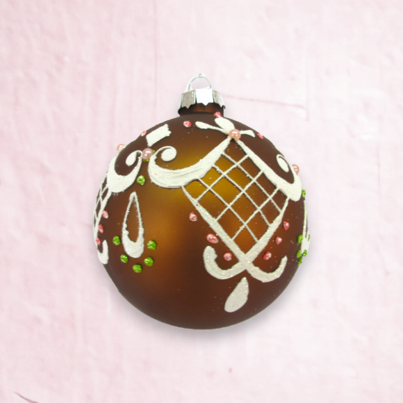5&quot; Gingerbread Design Ornaments Christmas Decor *SHIPS WITHIN 15 DAYS*
