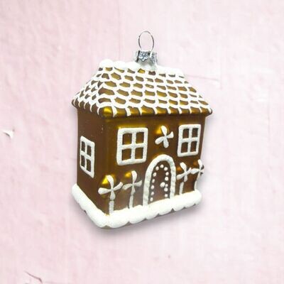 Gingerbread Cottage Ornament Christmas Decor *SHIPS WITHIN 10 DAYS* NEW 2024