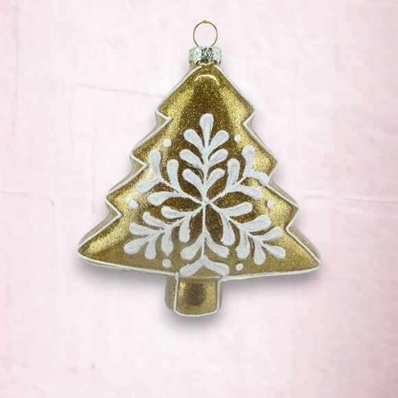 Gingerbread Tree Ornaments Set Of 2 Christmas Decor *SHIPS WITHIN 10 DAYS* NEW 2024