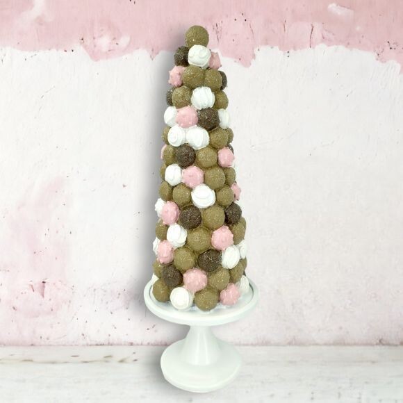 Gingerbread Bon Bon Cake Tree Christmas Decor *SHIPS WITHIN 10 DAYS* NEW 2024
