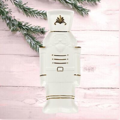 14.5in Nutcracker Platter Christmas Decor *SHIPS WITHIN 10 DAYS* NEW 2024