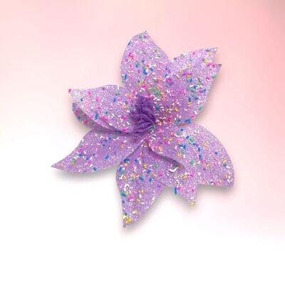 Purple Candy Flower Set Of 4 Christmas Decor *SHIPS WITHIN 10 DAYS* NEW 2024