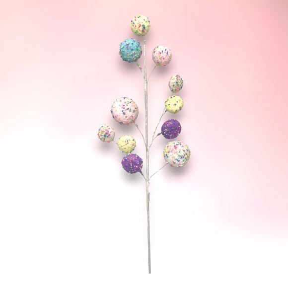 25&quot; Pastel Macaron Pick Set Of 3 Christmas Decor *SHIPS WITHIN 10 DAYS*