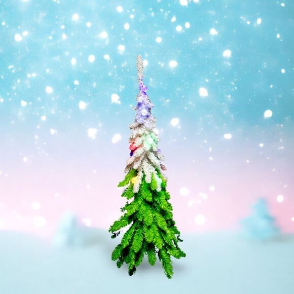 3ft Green Whimsy Tree With LED Christmas Decor *SHIPS WITHIN 10 DAYS* NEW 2024
