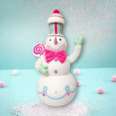 16.5in Snowman With Bow Tie Christmas Decor *SHIPS WITHIN 10 DAYS* NEW 2024