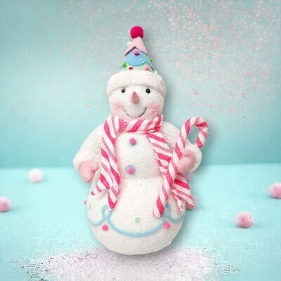 16in Snowman With Scarf Christmas Decor *SHIPS WITHIN 10 DAYS* NEW 2024
