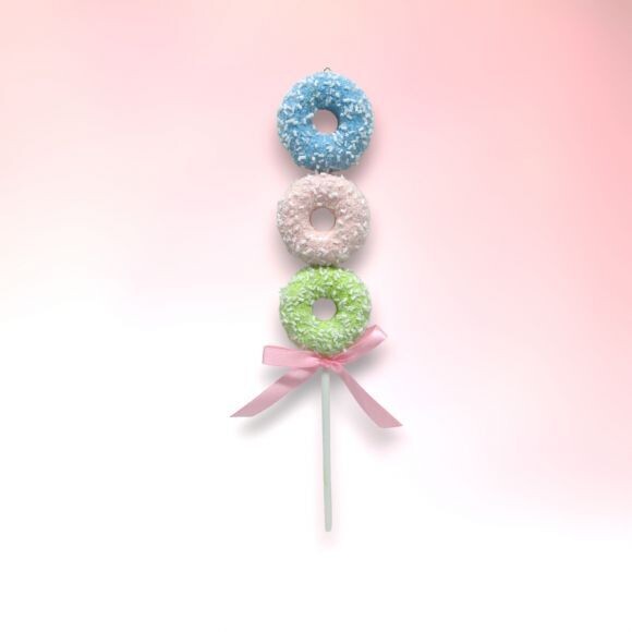Stacked Donut Pick Set Of 2Ornament Christmas Decor *SHIPS WITHIN 10 DAYS*