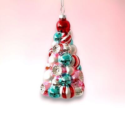 Pastel Candy Tree Ornament Christmas Decor *SHIPS WITHIN 10 DAYS* NEW 2024