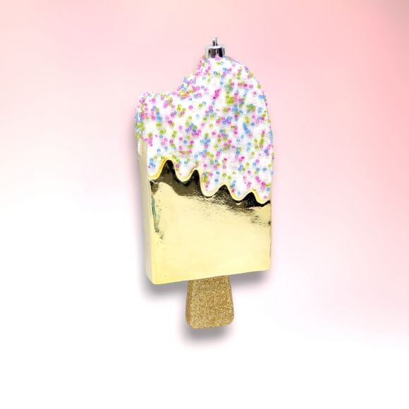 Yellow Ice Cream Bar Ornament Christmas Decor *SHIPS WITHIN 10 DAYS* NEW 2024