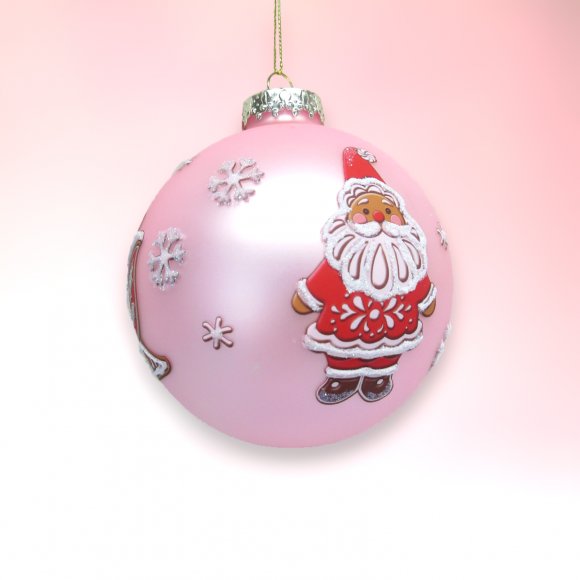 Santa Cookie Ornaments Set Of 2 Christmas Decor *SHIPS WITHIN 15 DAYS*