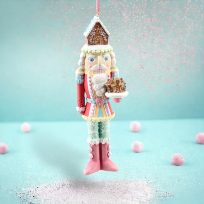 Pink Nutcracker Ornament Christmas Decor *SHIPS WITHIN 15 DAYS*