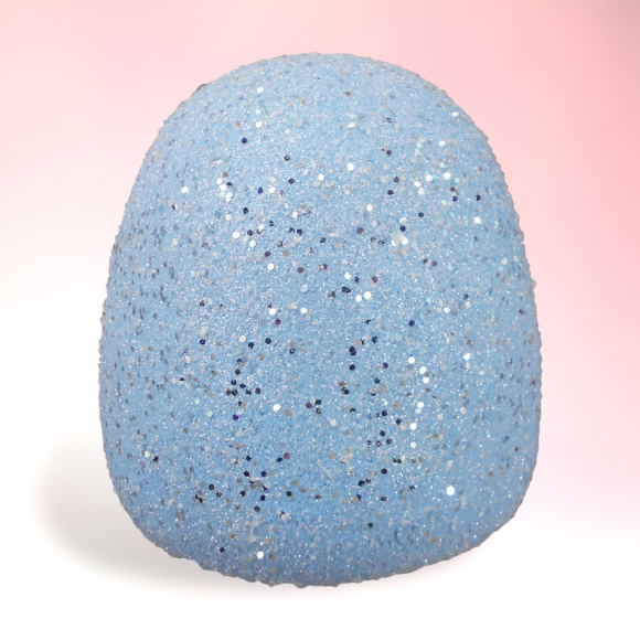 9&quot; Foam Blue Gumdrop Christmas Decor *SHIPS WITHIN 15 DAYS*