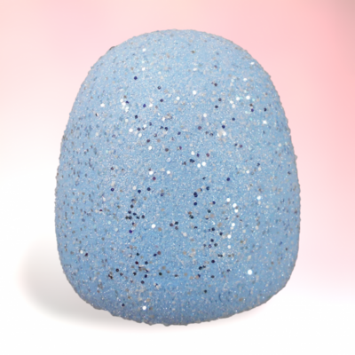 9&quot; Foam Blue Gumdrop Christmas Decor *SHIPS WITHIN 15 DAYS*