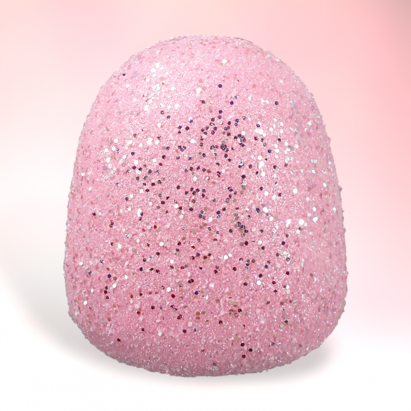 9&quot; Foam Pink Gumdrop Christmas Decor *SHIPS WITHIN 15 DAYS*