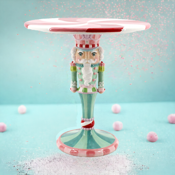 Nutcracker Dessert Server Christmas Decor *SHIPS WITHIN 15 DAYS*