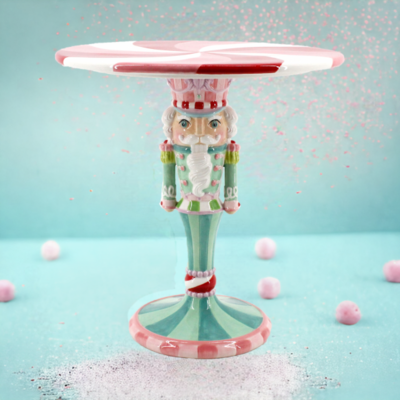Nutcracker Dessert Server Christmas Decor *SHIPS WITHIN 15 DAYS*