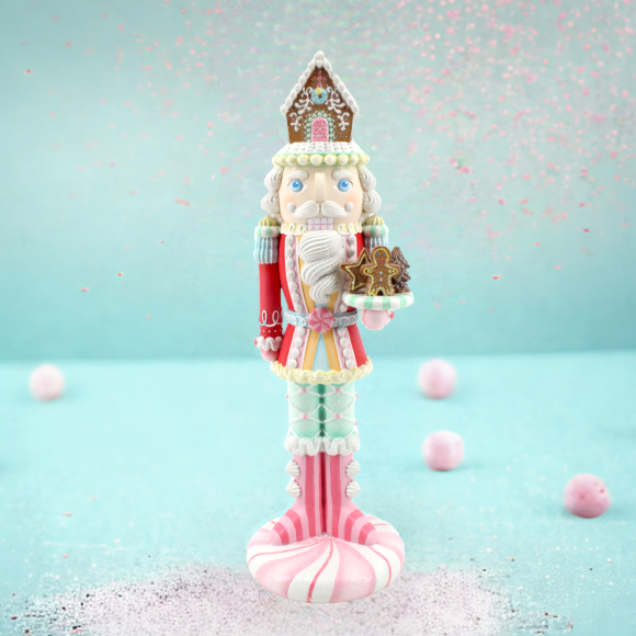 Nutcracker with Dessert Christmas Decor *SHIPS WITHIN 15 DAYS*