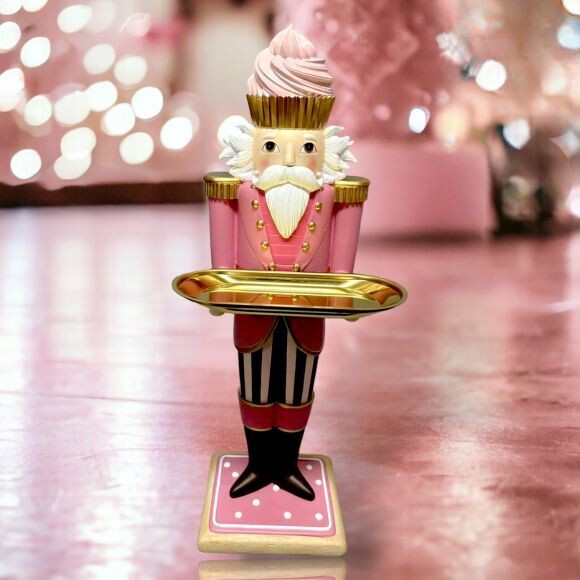 23.5&quot; Candy Town Nutcracker with Tray Christmas Decor *SHIPS WITHIN 10 DAYS* NEW 2024