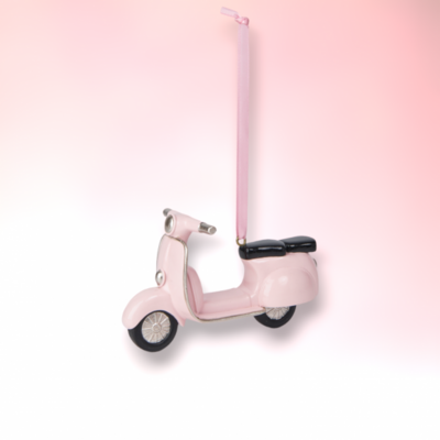 Pink Scooter Ornament Christmas Decor NEW 2024