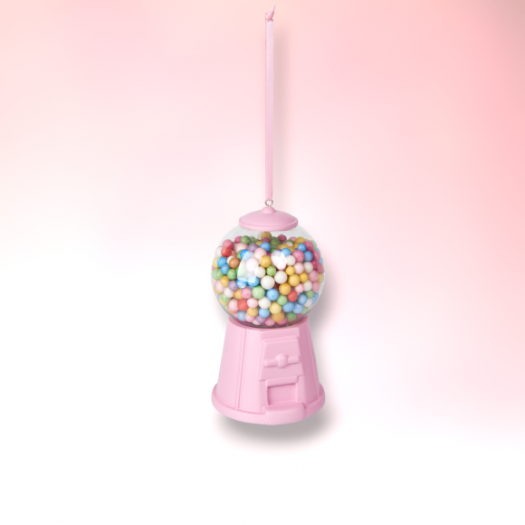 Pink Bubblegum Machine Ornament Christmas Decor *SHIPS WITHIN 10 DAYS* NEW 2024