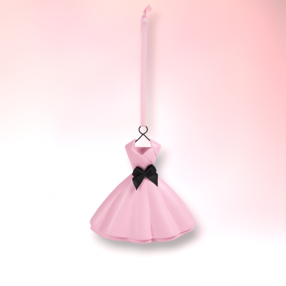 Light Pink Party Dress Ornament Christmas Decor *SHIPS WITHIN 10 DAYS* NEW 2024