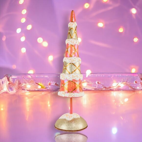 38&quot; Foam Citrus Orange Tree Cone Christmas Decor *SHIPS WITHIN 10 DAYS* NEW 2024