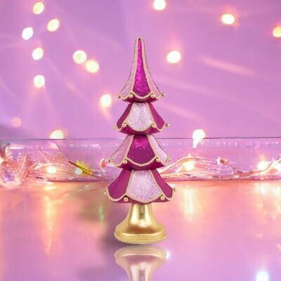 20&quot; Foam Purple Tiered Tree Christmas Decor *SHIPS WITHIN 10 DAYS* NEW 2024