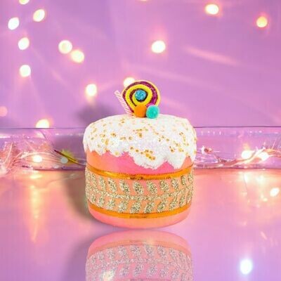 7.5&quot; Foam Orange Citrus Cake Set Of 3 Christmas Decor *SHIPS WITHIN 10 DAYS* NEW 2024