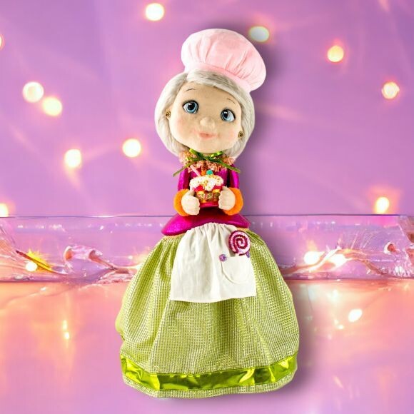 Foam Citrus Mrs. Claus Baker Christmas Decor *SHIPS WITHIN 10 DAYS* NEW 2024
