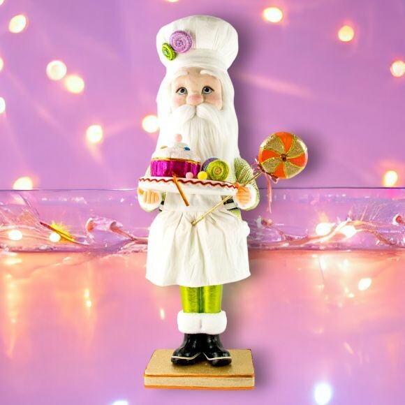 Foam Citrus Santa Baker Christmas Decor *SHIPS WITHIN 10 DAYS* NEW 2024