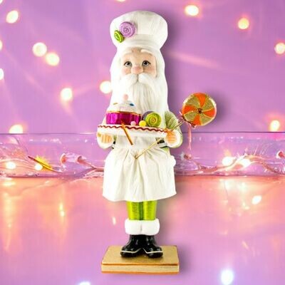 Foam Citrus Santa Baker Christmas Decor *SHIPS WITHIN 10 DAYS* NEW 2024
