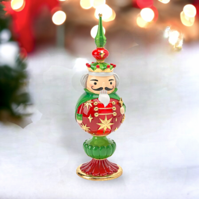 13&quot; Nutcracker Finial Christmas Decor *SHIPS WITHIN 15 DAYS*