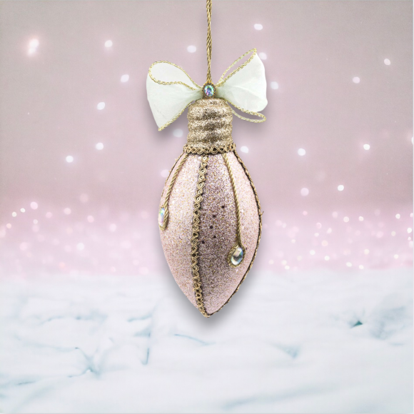 8&quot; Foam Pink Light Bulb Christmas Decor *SHIPS WITHIN 10 DAYS* NEW 2024