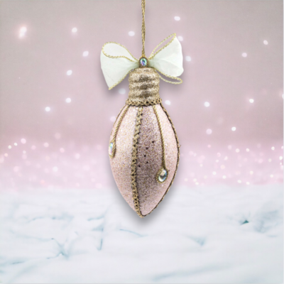 8&quot; Foam Pink Light Bulb Christmas Decor *SHIPS WITHIN 10 DAYS* NEW 2024