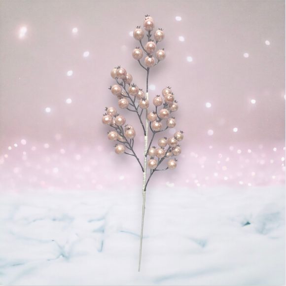 25&quot; Pink Ball Pick Set Of 2 Christmas Decor *SHIPS WITHIN 10 DAYS*