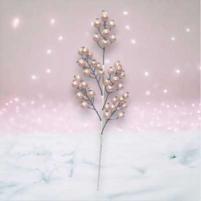 25&quot; Pink Ball Pick Set Of 2 Christmas Decor *SHIPS WITHIN 10 DAYS*