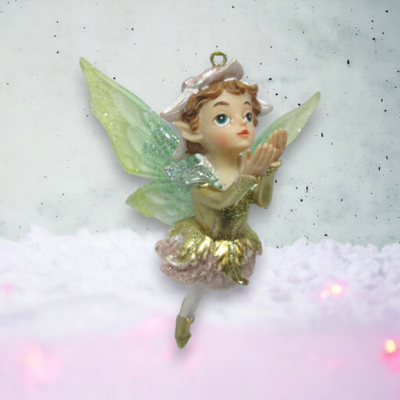 Fairy Blowing Dust Ornament Christmas Decor *SHIPS WITHIN 10 DAYS* NEW 2024